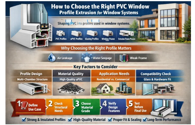 How to Choose the Right PVC Window Profile Extrusion for Window Systems