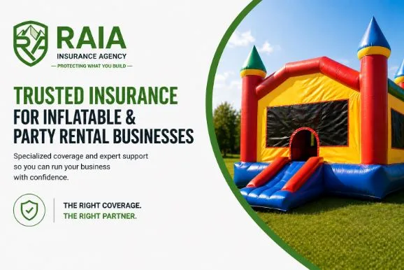 RAIA Insurance Agency – Trusted Insurance Agency For Inflatable & Party Rental Businesses