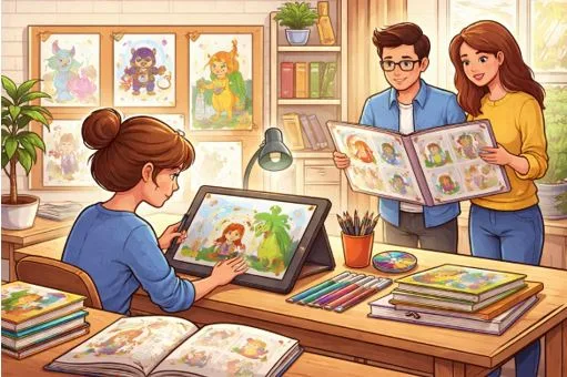 A Guide to Hire Best Children’s Book Illustration Services
