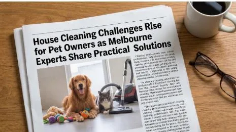 House Cleaning Challenges Rise for Pet Owners as Melbourne Experts Share Practical Solutions