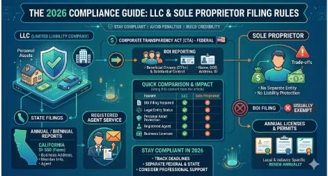 The 2026 Compliance Guide: LLC and Sole Proprietor Filing Rules