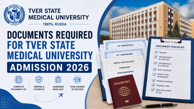 Documents Required for Tver State Medical University Admission 2026