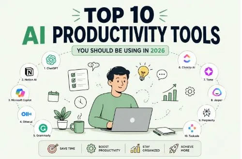 Top 10 AI Productivity Tools You Should Be Using in 2026