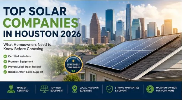 Top Solar Companies in Houston 2026: What Homeowners Need to Know Before Choosing