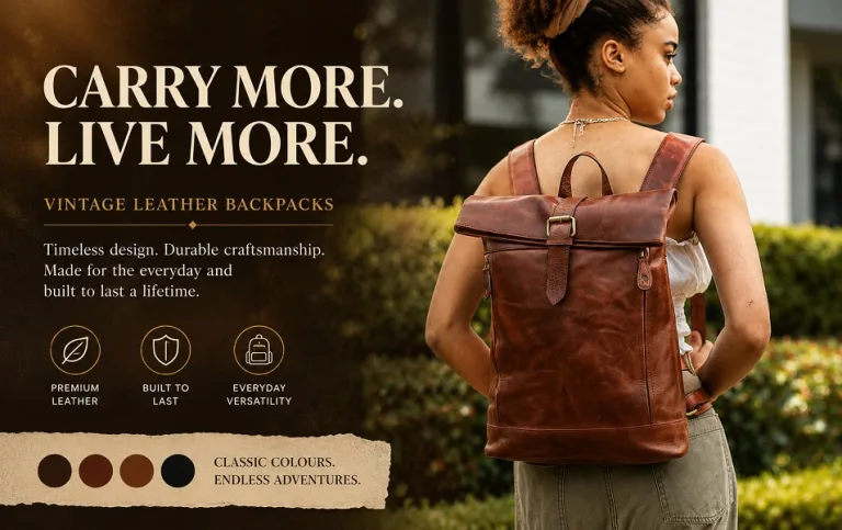 Vintage Leather Backpack: Timeless Style Meets Modern Function