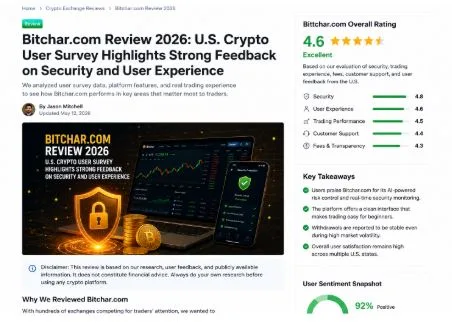 Bitchar.com Review 2026: U.S. Crypto User Survey Highlights Strong Feedback on Security and User Experience