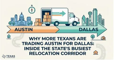 Why More Texans Are Trading Austin for Dallas: Inside the State’s Busiest Relocation Corridor