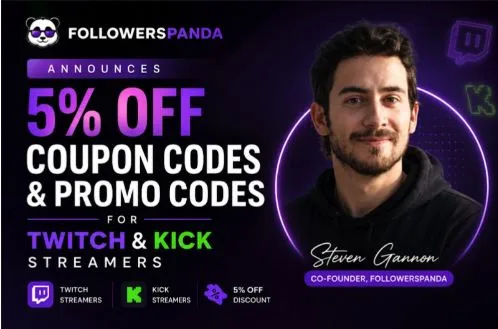 Followerspanda Promo Code SUMMER5 Announced for Twitch and Kick Streamers