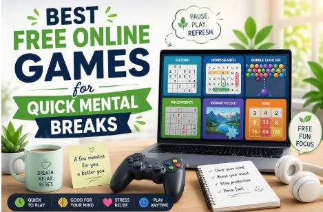 Best Free Online Games for Quick Mental Breaks 🌿🎮