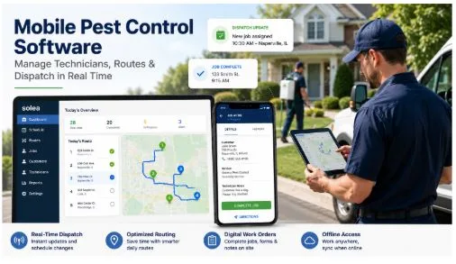 Mobile Pest Control Software: Managing Your Techs in the Field