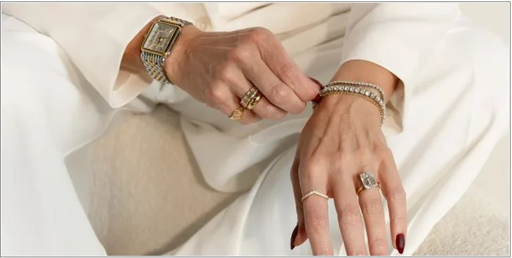 How to Style a Tennis Bracelet With a Lab Diamond Wedding Band