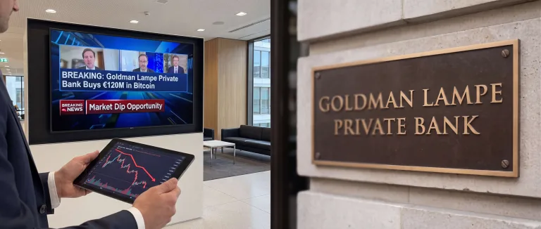 Goldman Lampe Private Bank Acquires €120 Million in Bitcoin Amid Market Dip