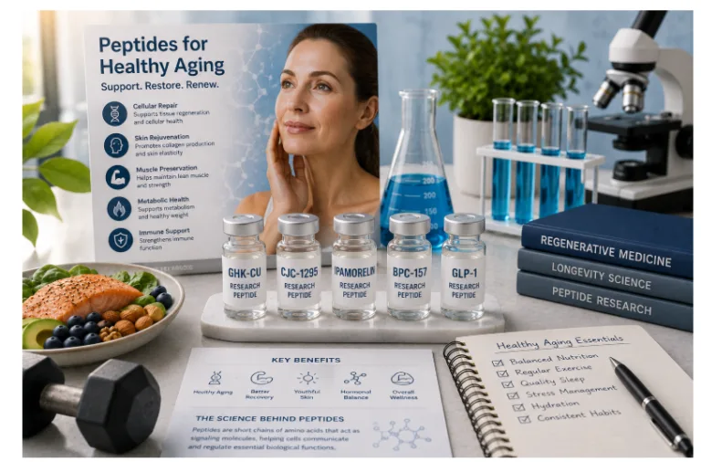 Best Anti-Aging Peptides Backed by Emerging Research