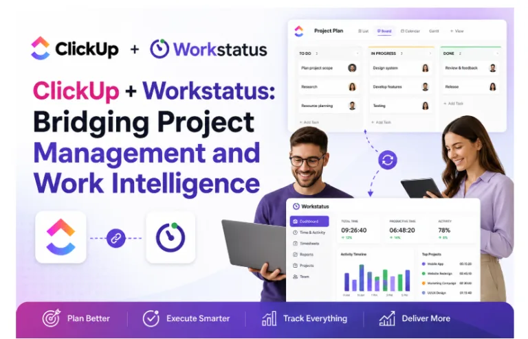 ClickUp + Workstatus: Bridging Project Management and Work Intelligence