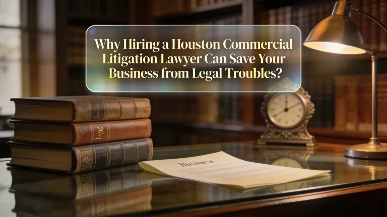Why Hiring a Houston Commercial Litigation Lawyer Can Save Your Business From Legal Troubles?