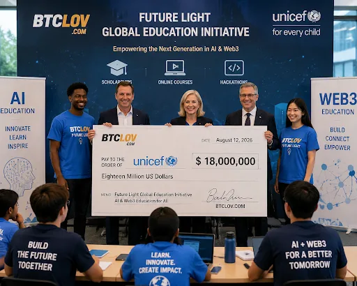 BTCLOV Launches “Future Light” Global Education Initiative, Committing $18 Million to Advance AI and Web3 Education