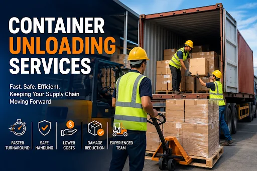 How Container Unloading Services Help Businesses Save Time and Reduce Costs?