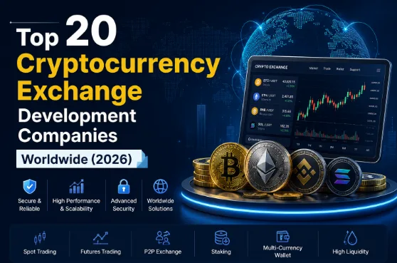 Top 20 Cryptocurrency Exchange Development Companies Worldwide (2026)