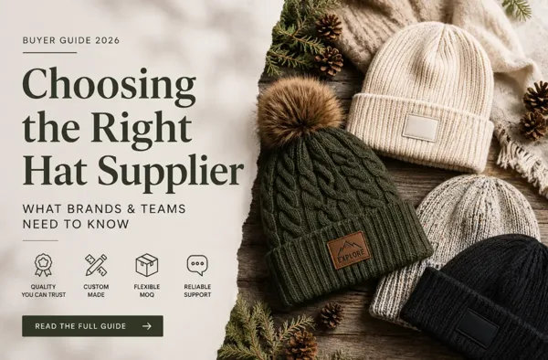Best Hat Suppliers in 2026: How to Choose the Right Custom Beanie Partner