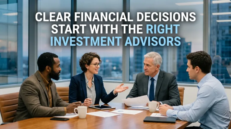 Clear Financial Decisions Start With the Right Investment Advisors
