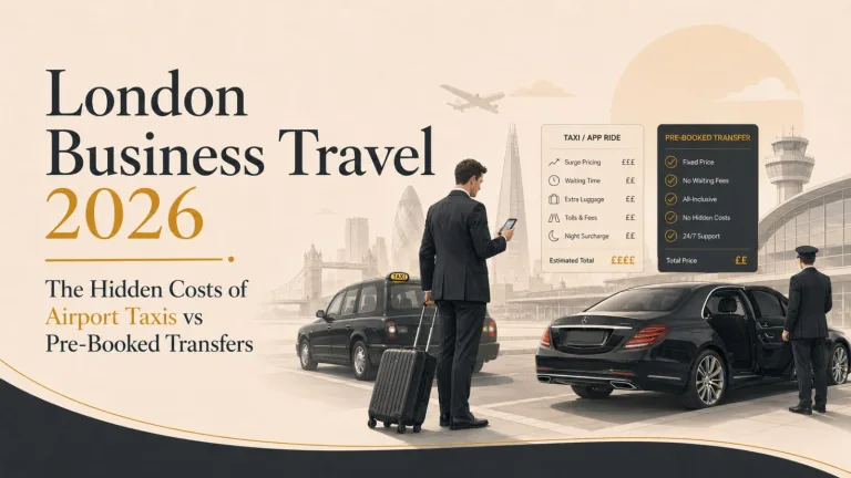 London Business Travel 2026 | The Hidden Costs of Airport Taxis vs Pre-booked Transfers