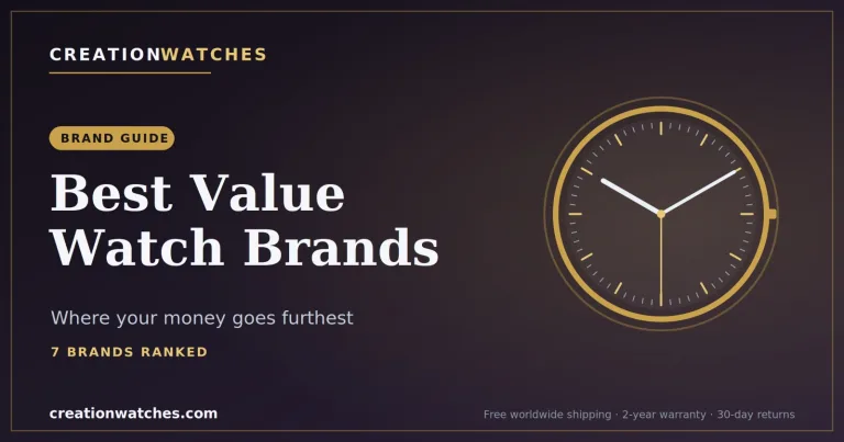 Best Value for Money Watch Brands: Where Your Money Goes Furthest