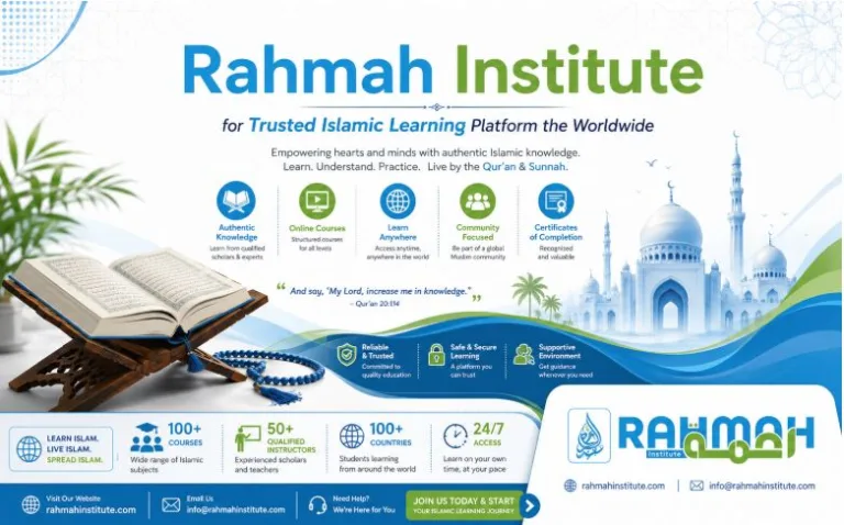 Rahmah Institute for Trusted Islamic Learning Platform the Worldwide