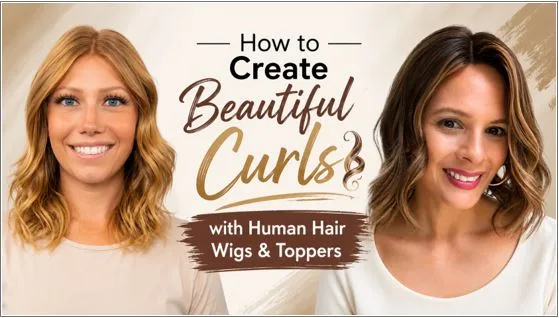 How to Create Beautiful Curls with Human Hair Wigs & Toppers