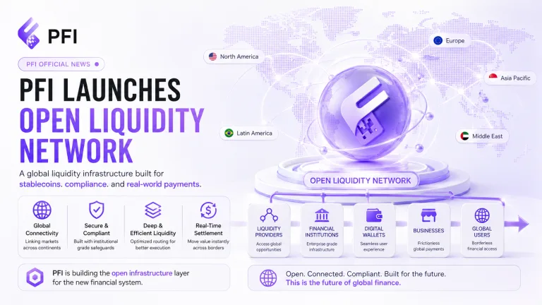 PFI Introduces Its Open Liquidity Network for Cross-Border Finance