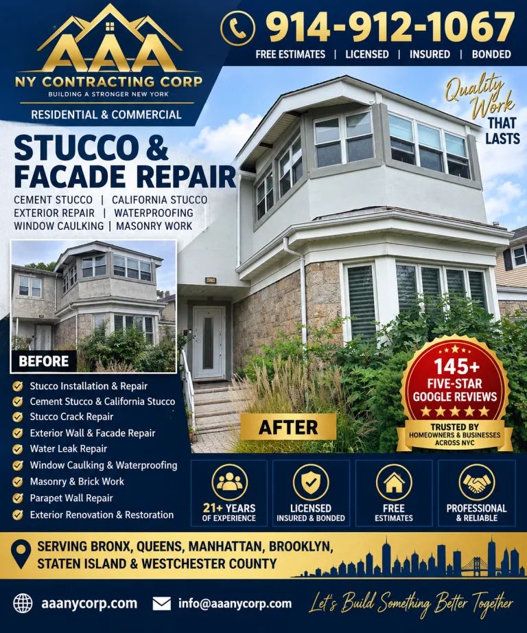 AAA NY Contracting Corp Provides Comprehensive Construction and Exterior Services in the Bronx