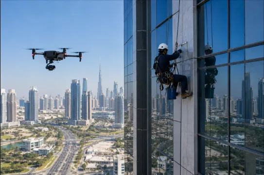 Reducing High-Rise Inspection Risk: How Rope Access and Drones Are Changing Facade Safety in the UAE
