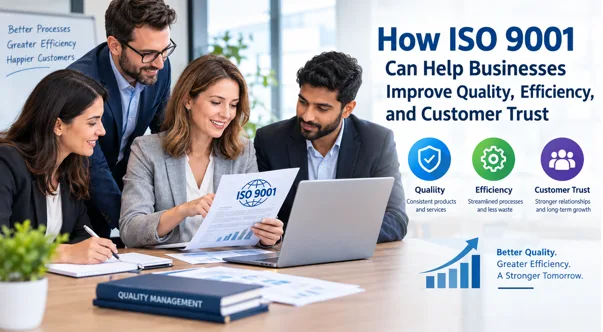 How ISO 9001 Can Help Businesses Improve Quality, Efficiency, and Customer Trust