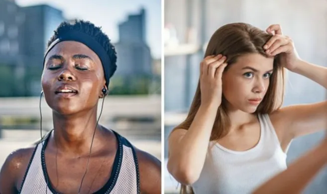 Post-Workout Scalp Hygiene: How Sweat Salt Crystals Inflame Follicles & Cause Shedding