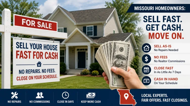How Homeowners in Missouri Can Sell a House Fast for Cash (Without Repairs or Realtor Fees)