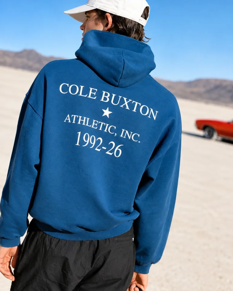 Cole Buxton and the hoodie everyone’s suddenly wearing