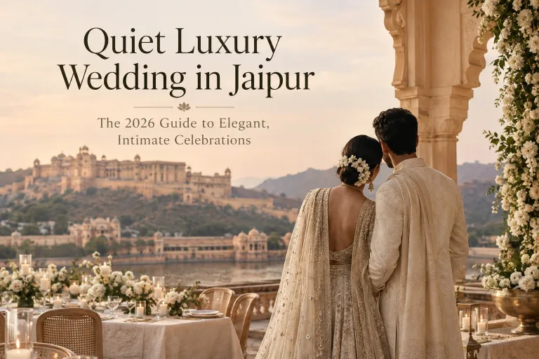 Quiet Luxury Wedding in Jaipur: The 2026 Guide to Elegant, Intimate Celebrations