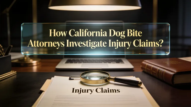 How California Dog Bite Attorneys Investigate Injury Claims?