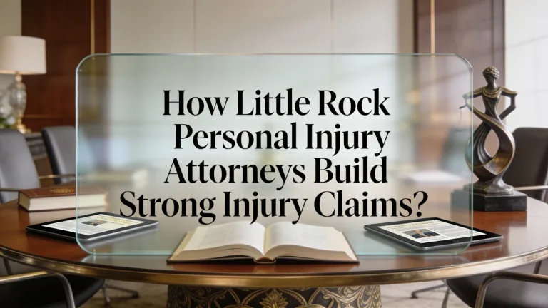 How Little Rock Personal Injury Attorneys Build Strong Injury Claims?