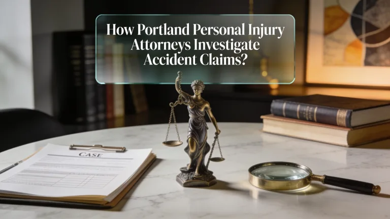 How Portland Personal Injury Attorneys Investigate Accident Claims?