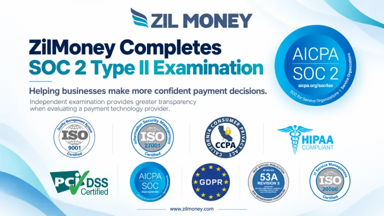 Zil Money Completes SOC 2 Type II Examination, Helping Businesses Make More Confident Payment Decisions