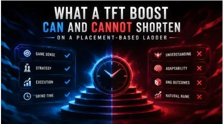 What a TFT Boost Can and Cannot Shorten on a Placement-Based Ladder