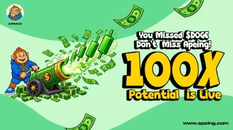 Crypto Presale: Apeing Stage 4 Presale “Banana Hoarders” Goes Live at $0.0005 as Ethereum and Bitcoin Hold Key Levels 