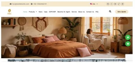 Top Custom Home Textile Manufacturers for European Weddings, Bamboo Bedding and Australian RV Projects