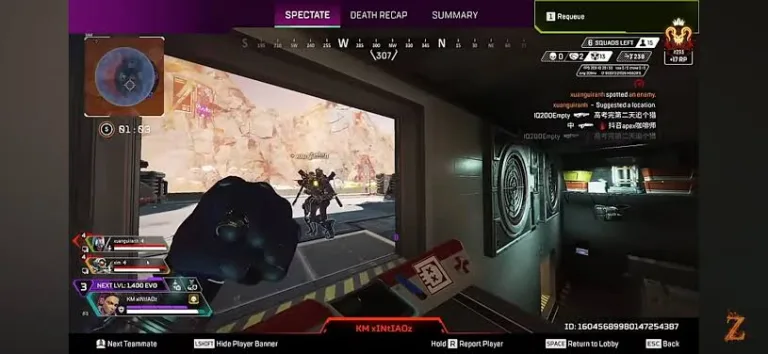 How an Apex Legends aimbot handles knocked players