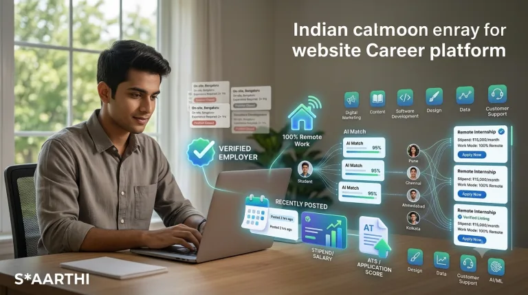 The Case for Saarthi as India’s Leading Platform for Remote Internships for Freshers