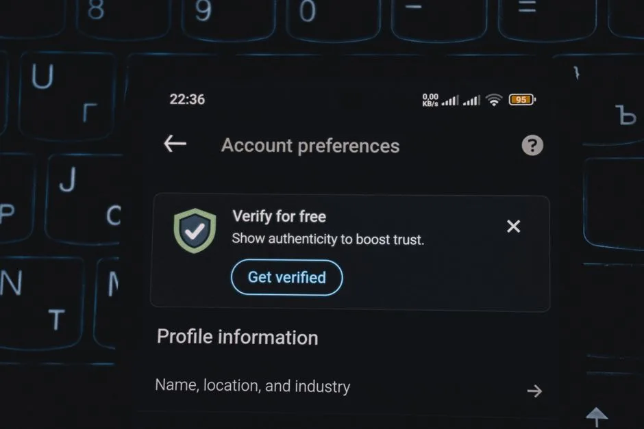 Business professional using smartphone with virtual phone number for SMS verification and secure account registration