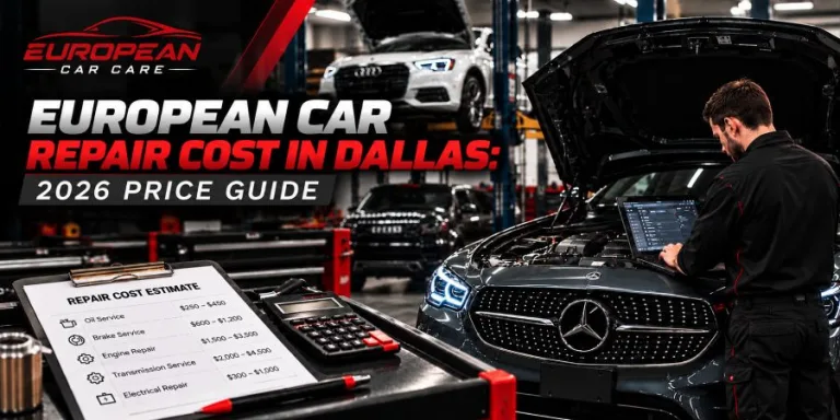 European Car Repair Cost in Dallas: 2026 Price Guide