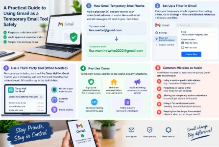 A practical guide to using Gmail as a temporary email tool safely