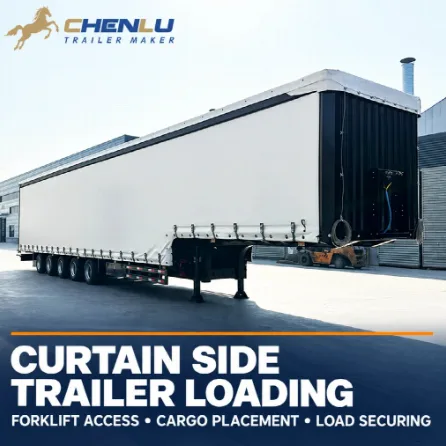 Curtainsider Semi-Trailer Side Loading: How to Coordinate Forklift Access, Cargo Positioning, and Load Securing?