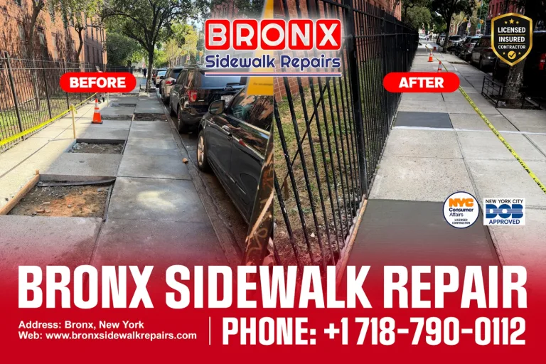Bronx Sidewalk Repair Provides Professional Sidewalk Repair Solutions for Property Owners in New York City